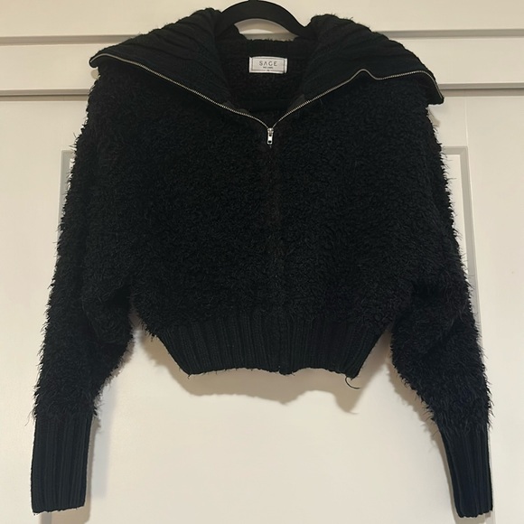 Sage the label knit zipper soft shell - Picture 1 of 4